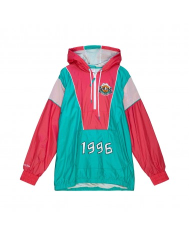 Mitchell & Ness - Highlight Reel Windbreaker All Star 1996-97 - Mint / Dark Pink