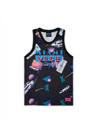 Reason - Miami Vice Tank - Black