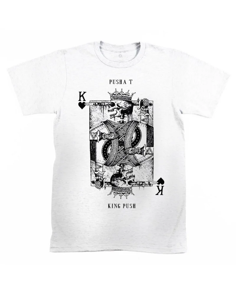 Block Custom - Pusha T King Push Tee - Ash Grey | blockshops