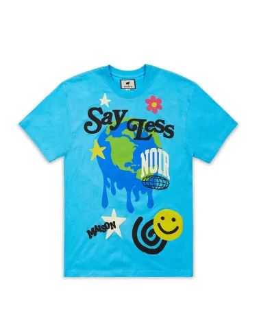 Maison Noir - Say Less Tee - Blue