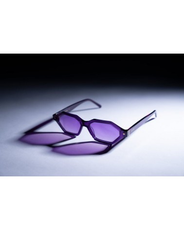 9Five Eyewear - Docks Showtime Purple Gradient - Purple / Gold