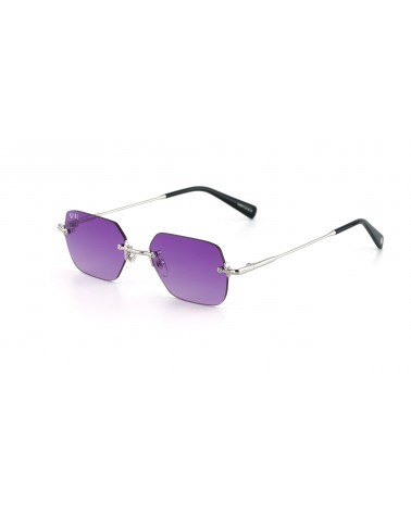 9Five Eyewear - Clarity Purple & Platinum Hors-Série Sunglasses - Purple Gradient