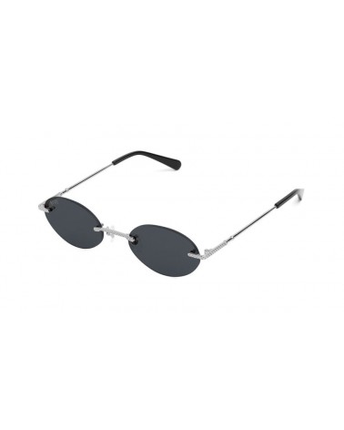 9Five Eyewear - 40 Lite Black Gradient Sunglasses - Black / Platinum