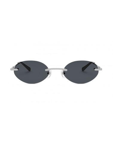 9Five Eyewear - 40 Lite Black Gradient Sunglasses - Black / Platinum