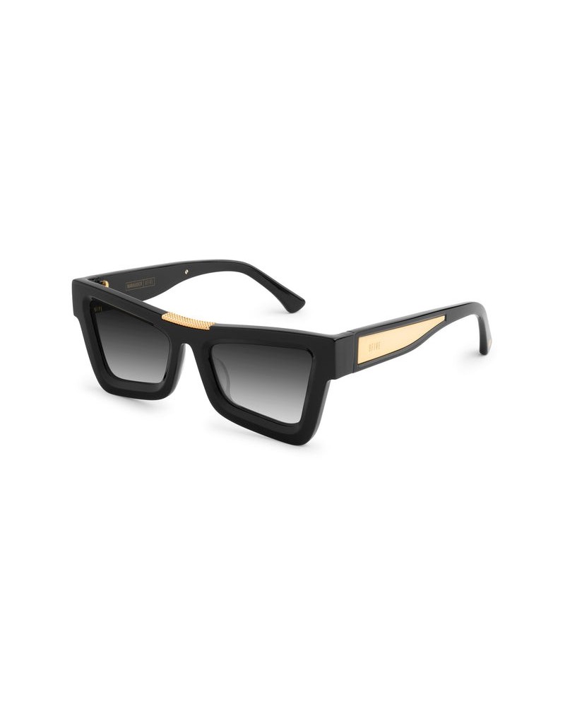 9Five Eyewear - Marauder Black & Gold - Gradient Sunglasses