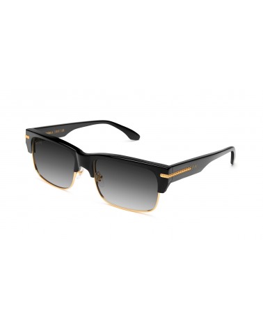 9Five Eyewear - Greens LX Black & 24K Gold - Gradient Sunglasses