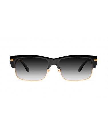 9Five Eyewear - Greens LX Black & 24K Gold - Gradient Sunglasses
