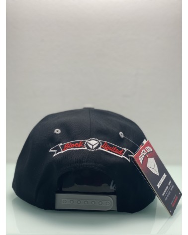 Block Limited - Fuck Fake Friends Snapback - Black / Grey