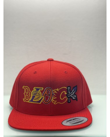 Block Limited - Lettering Block Snapback - Red