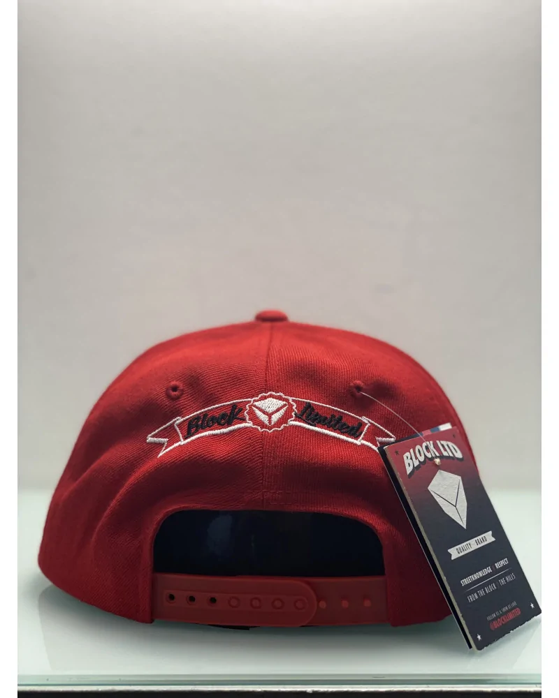 Block Limited - Lettering Block Snapback - Red