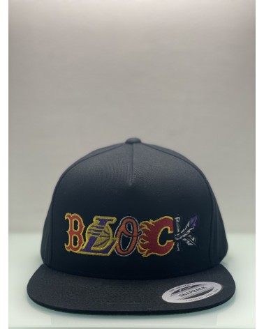 Block Limited - Lettering Block Snapback - Black