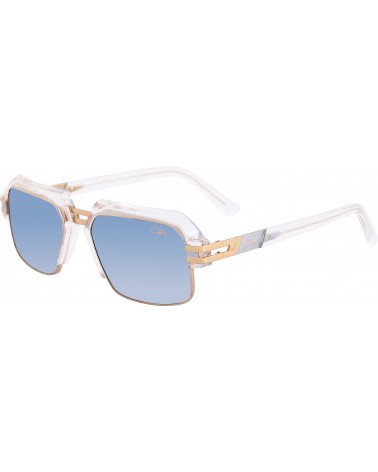 Cazal Eyewear - 6020/3 - 065 CRYSTAL/GOLD - BLUE GRADIENT LENS