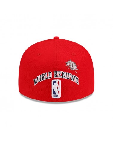New Era - Philadelphia 76ers Staple Red 59FIFTY Low Profile Cap - Red