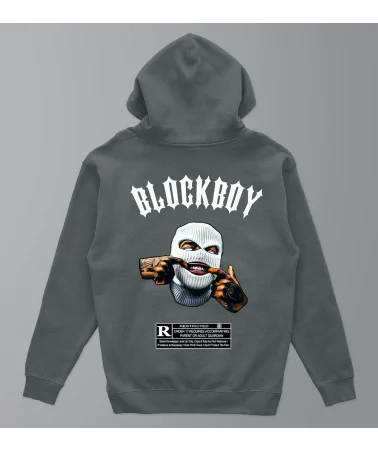 Block Limited - BlockBoy Hoodie - Graphite Grey | blockshops
