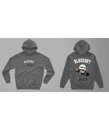 Block Limited - BlockBoy Hoodie - Graphite Grey | blockshops