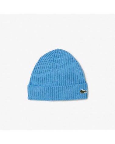 Lacoste Live - Small Logo Beanie - Blue