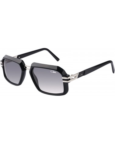 Cazal Eyewear - 6004/3 Legend - 005 56/17E Black / Sliver - Grey Lens