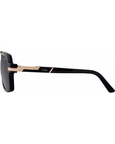 Cazal Eyewear - 8042 Legend - 002 Black Mat / Gold - Grey Gradient Lens
