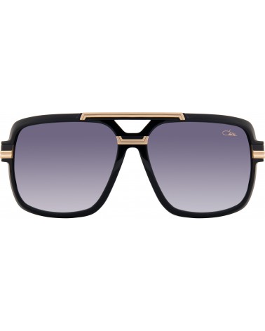 Cazal Eyewear - 8042 Legend - 002 Black Mat / Gold - Grey Gradient Lens