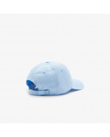 Lacoste Live - Unisex Lacoste Adjustable Organic Cotton Twill Cap - Sky Blue