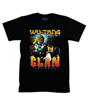 Block Custom - Wu Tang Forever Retro Tee - Black