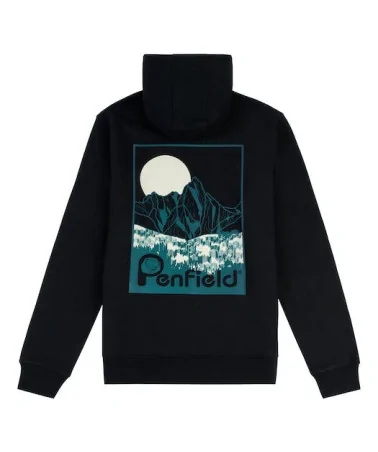 Penfield - Mountain Back Hoody - Black | blockshops
