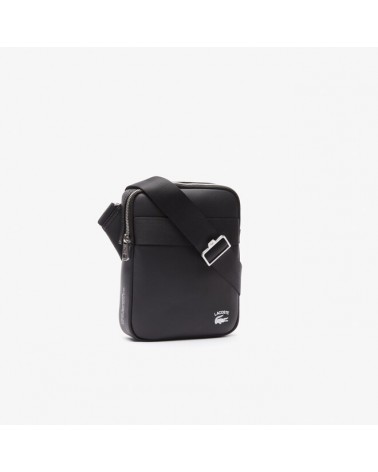Lacoste - Contrast Branded Crossover Bag - Black