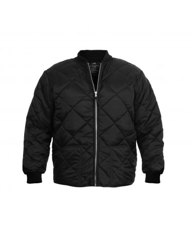 Rothco - Diamond Nylon Quilted Flight Jacket - Black