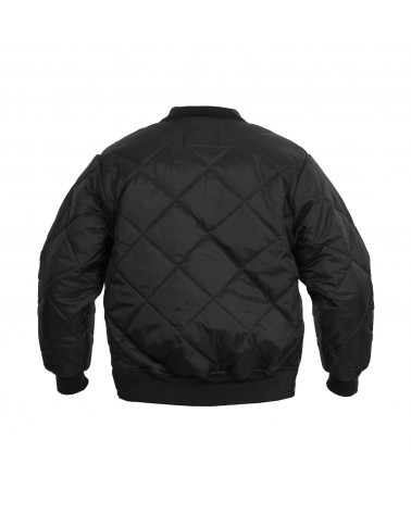 Rothco - Diamond Nylon Quilted Flight Jacket - Black