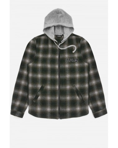 Wasted - Shadow Plaid Shirt - Grey | blockshops