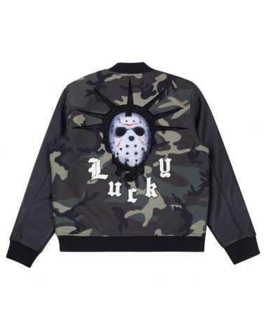 Roku Studio - Lucky Ghost Town Varsity Jacket - Camo