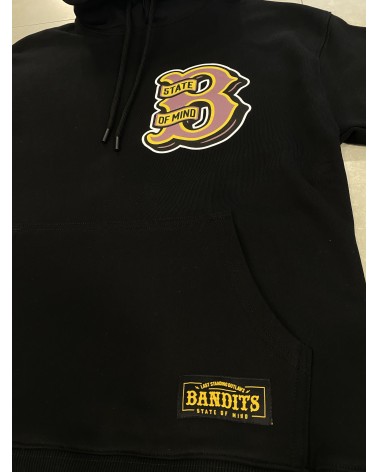 5tate Of Mind - " B " Logo Bandits Hoodie - Black