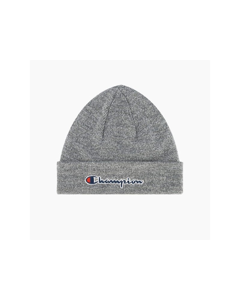 Champion - Script Logo Beanie - Heather Grey