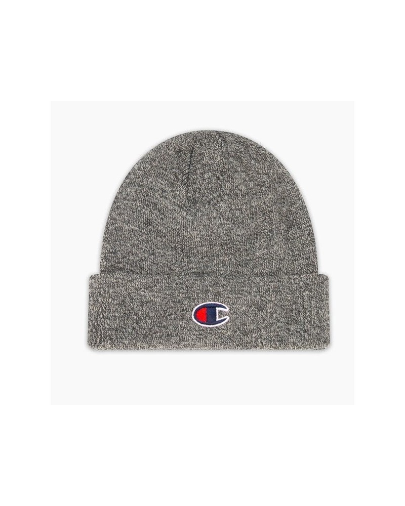 Champion - Small Logo Script Beanie - Heather Grey