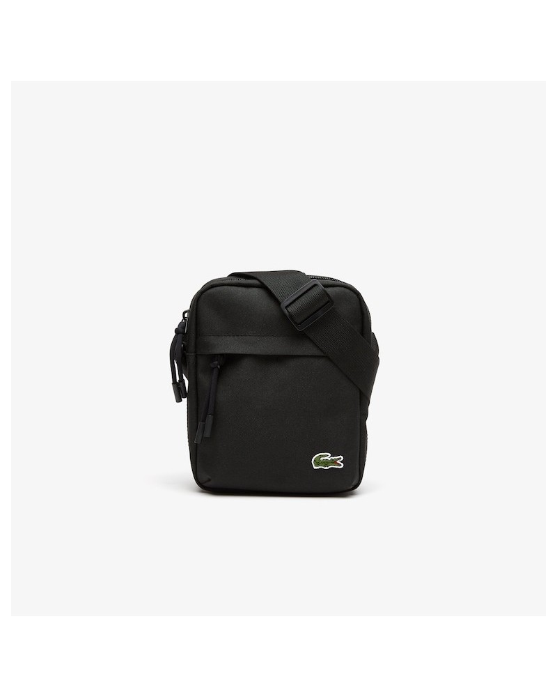 Lacoste - Unisex Lacoste Zip Crossover Bag - Black