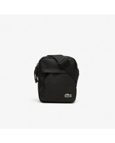 Lacoste - Unisex Lacoste Zip Crossover Bag - Black