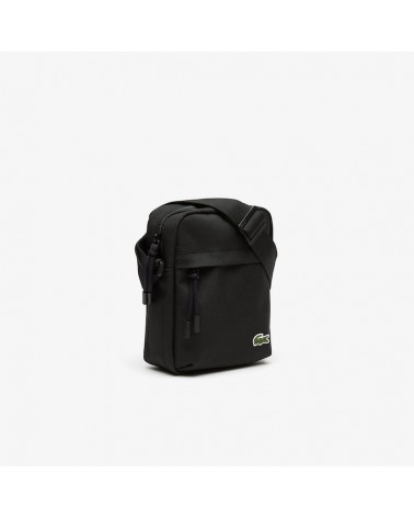 Lacoste - Unisex Lacoste Zip Crossover Bag - Black