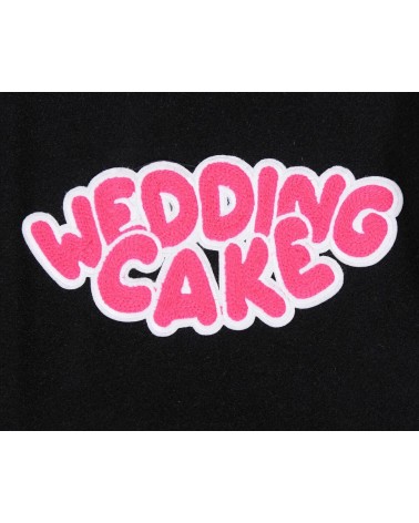 Wedding Cake - 3 Eyes Varsity Jacket - Black