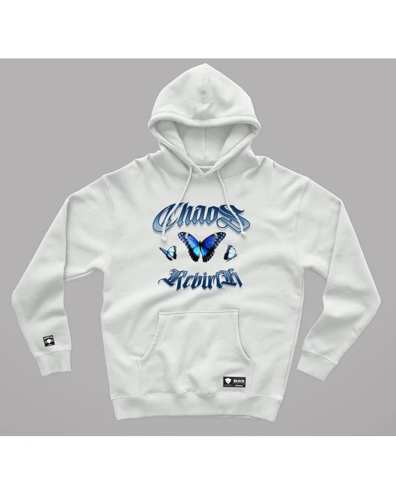 Block Limited - Chaos Hoodie - White | blockshops