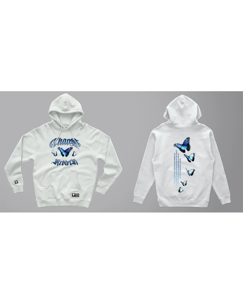 Block Limited - Chaos Hoodie - White | blockshops