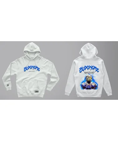 Block Limited - Unslaved Hoodie - White | blockshops