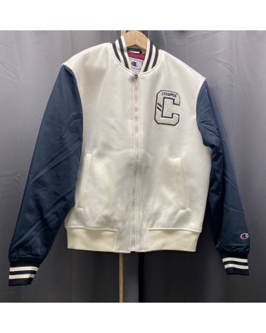 Champion - C Logo Bomber Jacket - White