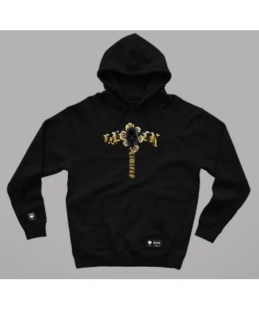 Block Limited - Gold Legacy Hoodie - Black