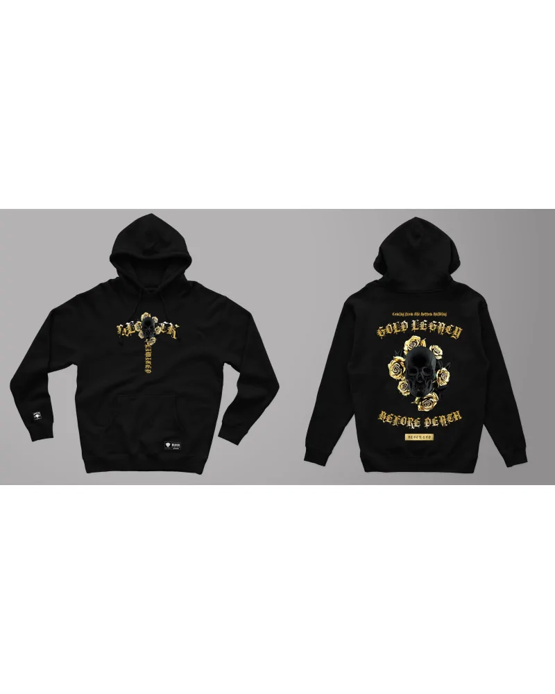 Block Limited - Gold Legacy Hoodie - Black