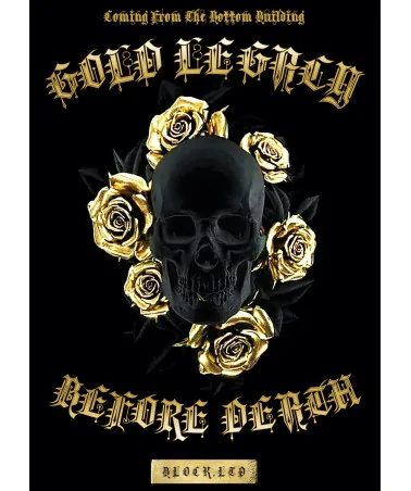 Block Limited - Gold Legacy Hoodie - Black