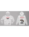 Block Limited - BlockBoy Red Line Hoodie - White