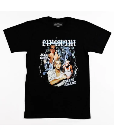Block Custom - Eminem Rap God Retro Tee - Black | blockshops