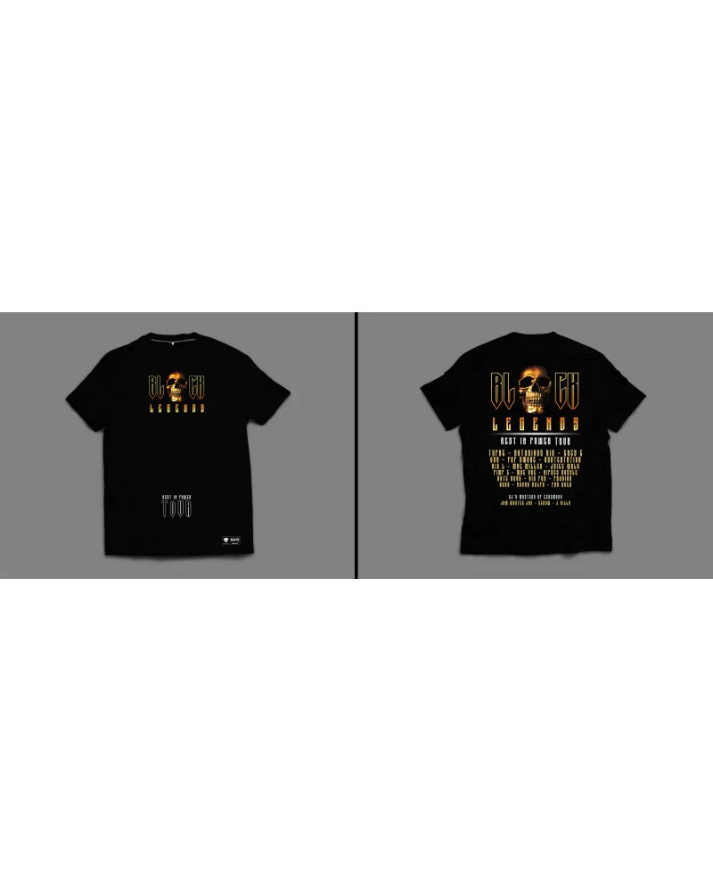 Block Limited - Legends Tour Tee - Black | blockshops
