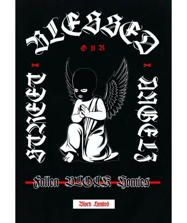 Block Limited - Angelz Hoodie - Black | blockshops