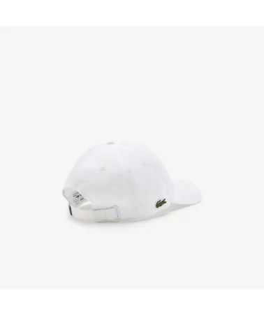 Lacoste - Organic Cotton Twill Cap - White